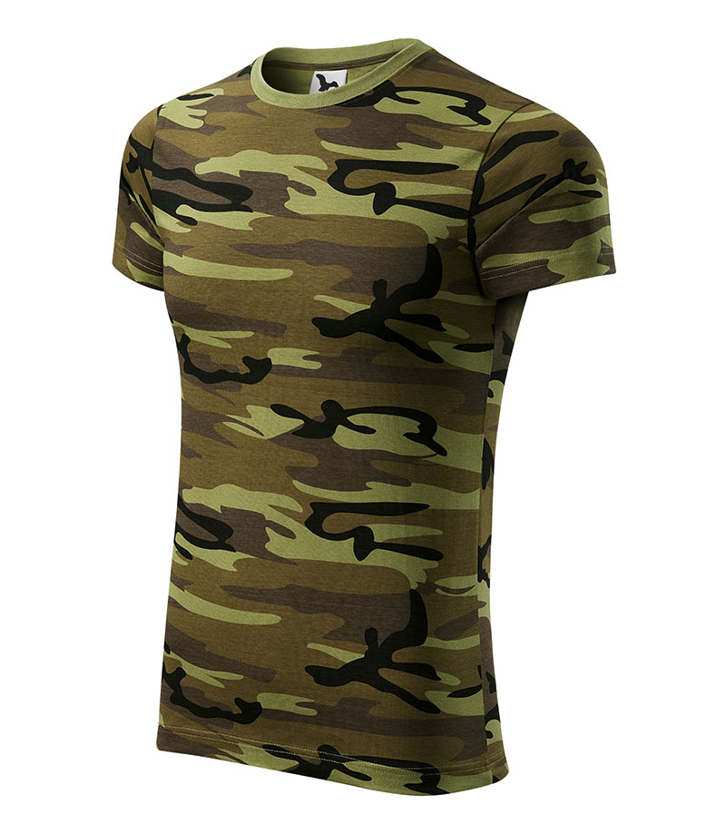 Tricou Camuflaj - Bărbați-Camuflaj Verde